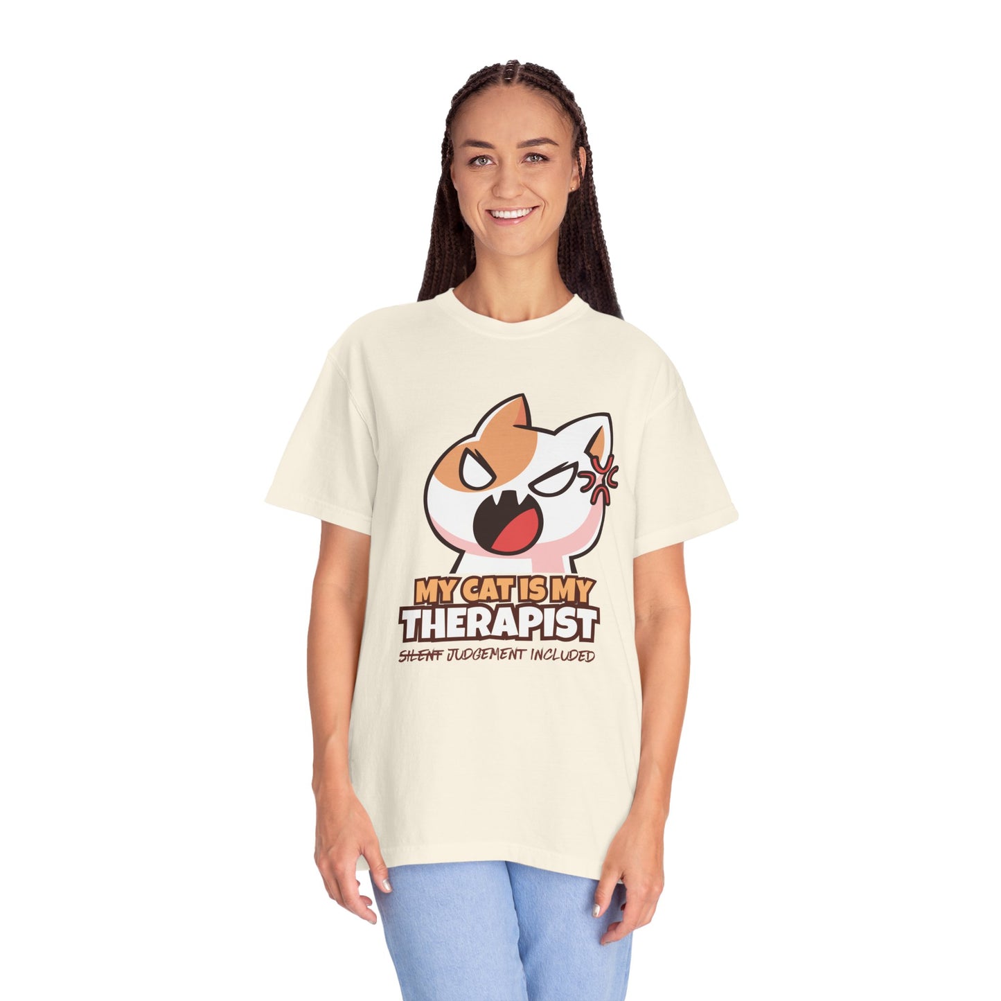 My Cat Is My Therapist Unisex T-shirt