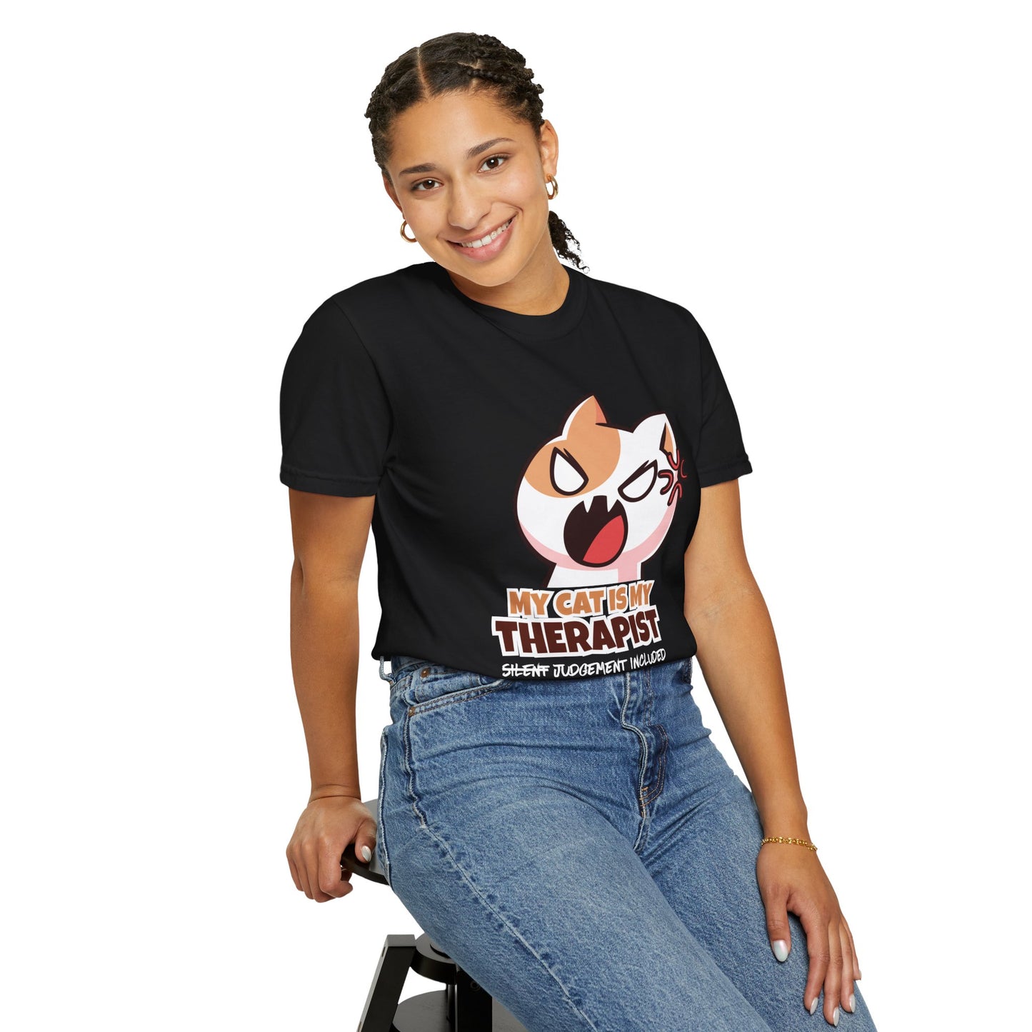 My Cat Is My Therapist Unisex T-shirt