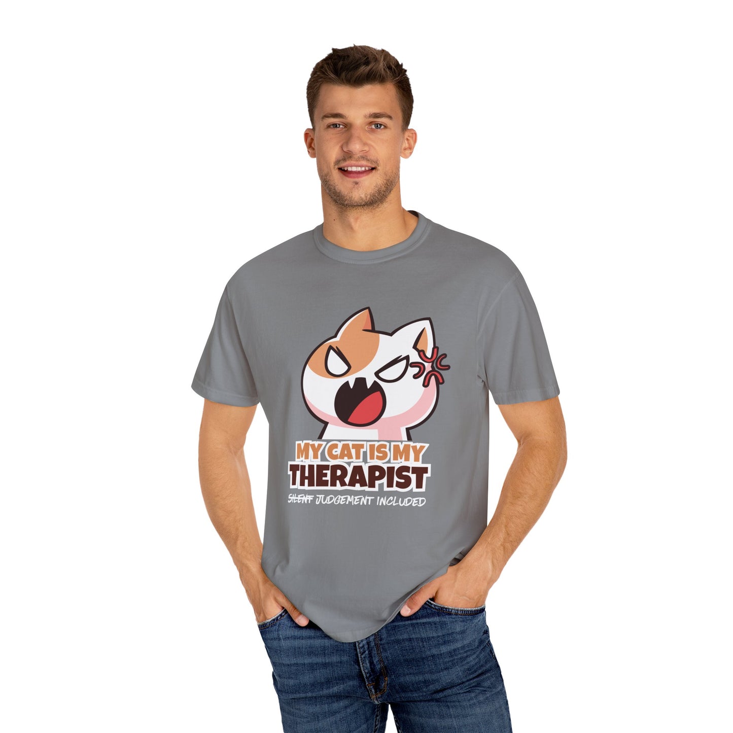 My Cat Is My Therapist Unisex T-shirt