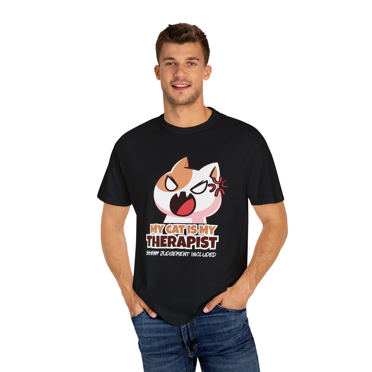My Cat Is My Therapist Unisex T-shirt