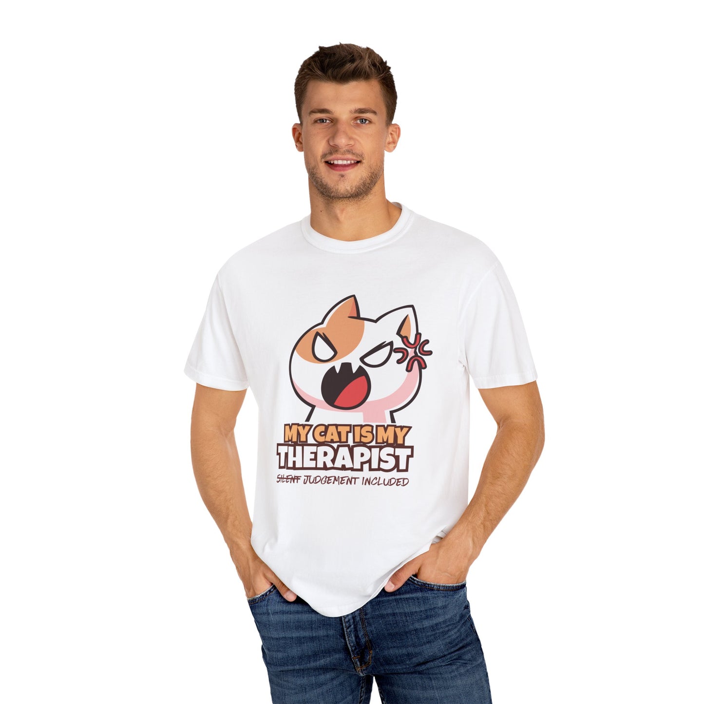My Cat Is My Therapist Unisex T-shirt