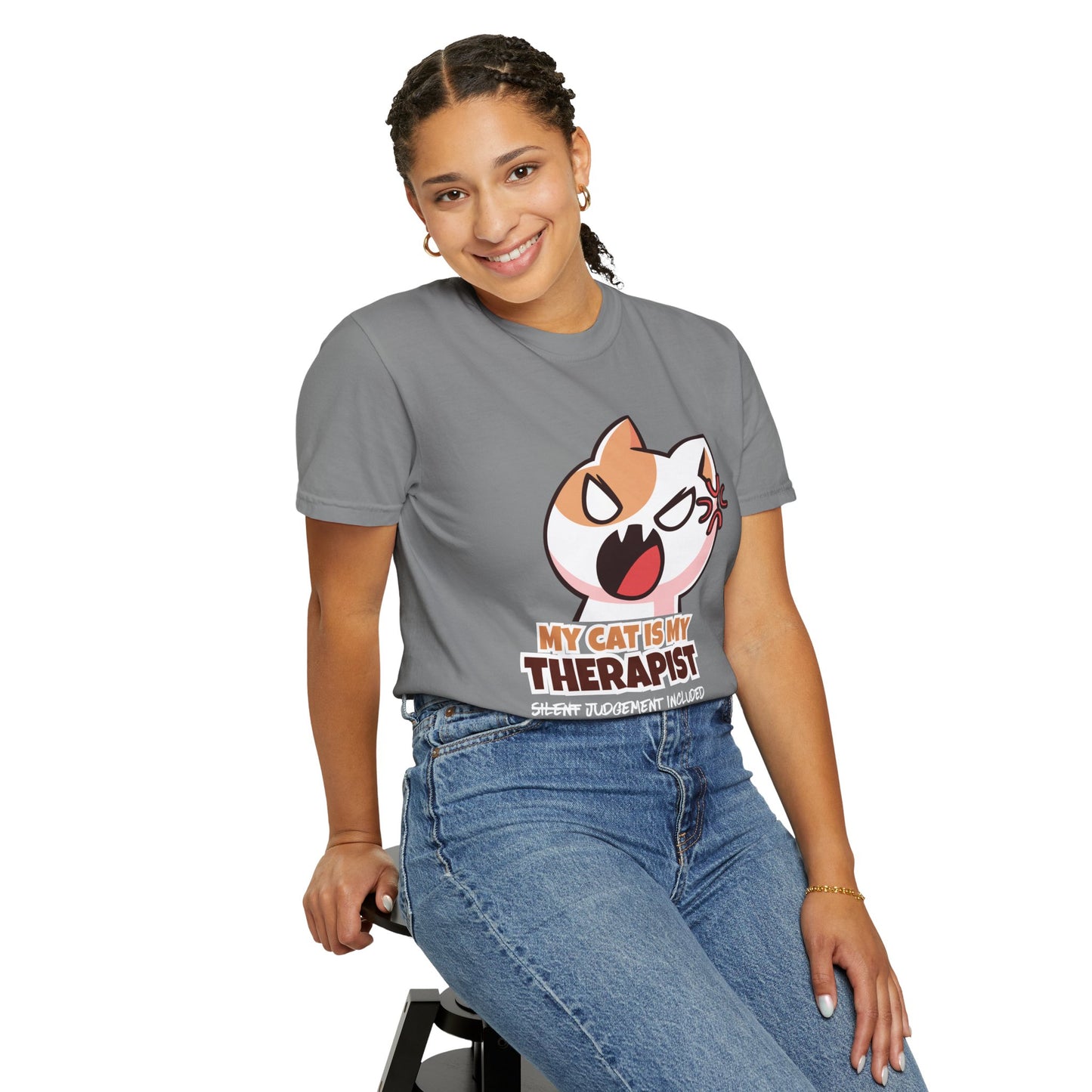 My Cat Is My Therapist Unisex T-shirt