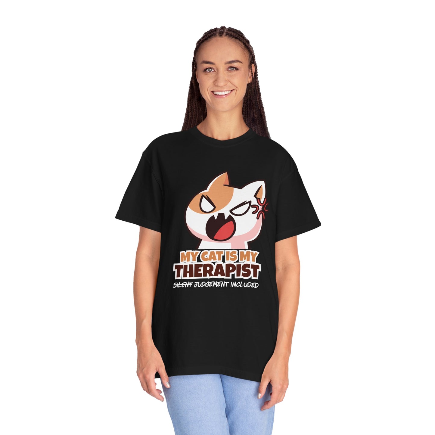 My Cat Is My Therapist Unisex T-shirt