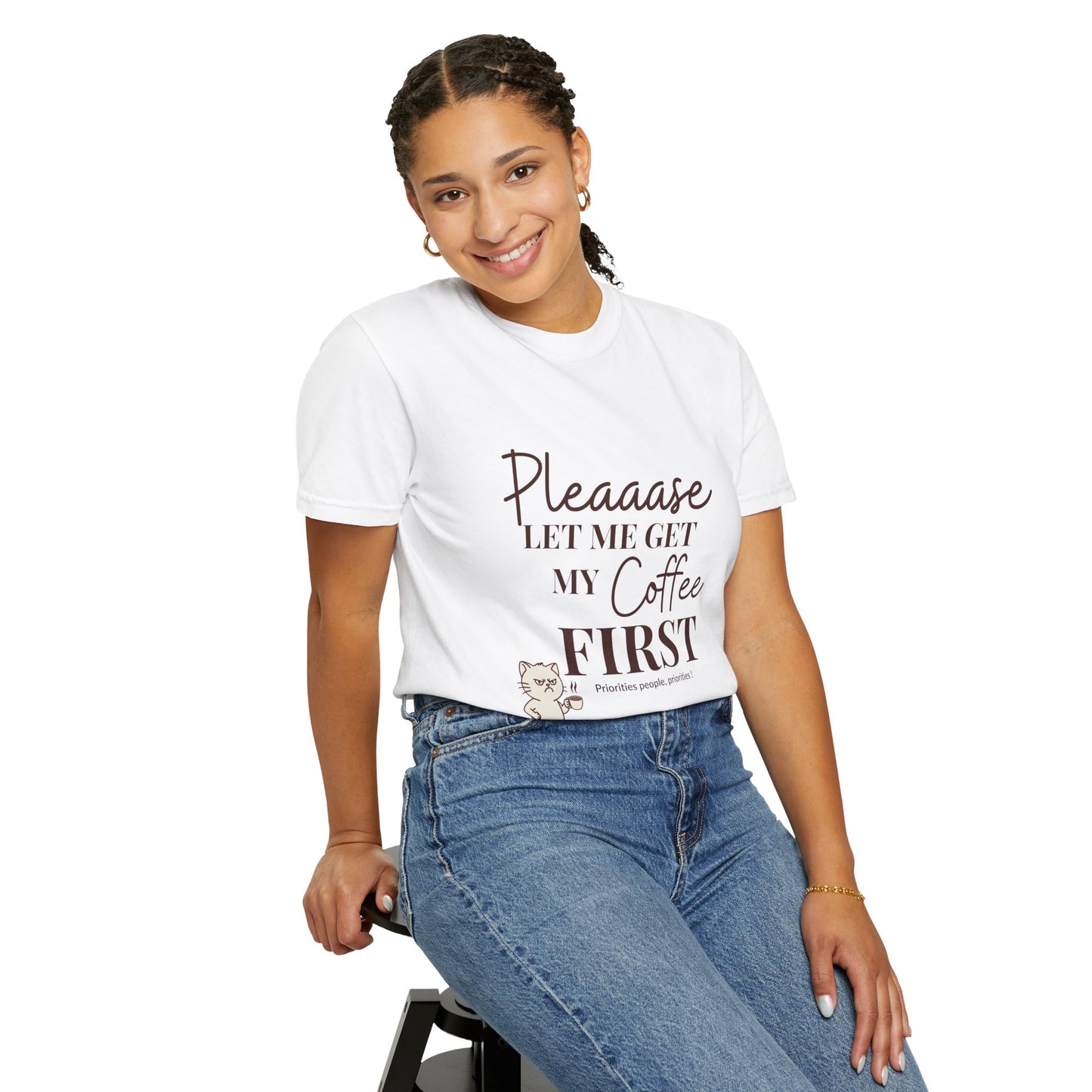 Please Let Me Have My Coffee First Unisex T-Shirt