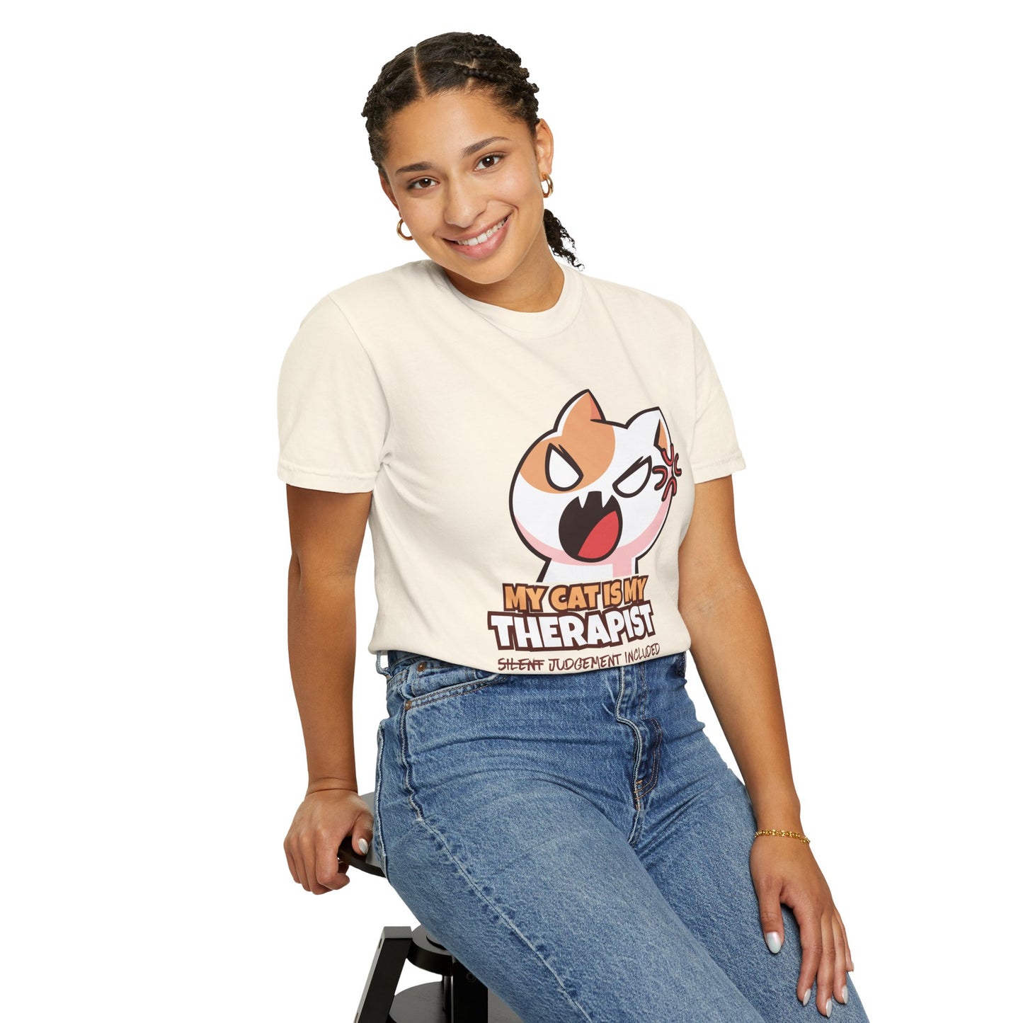 My Cat Is My Therapist Unisex T-shirt