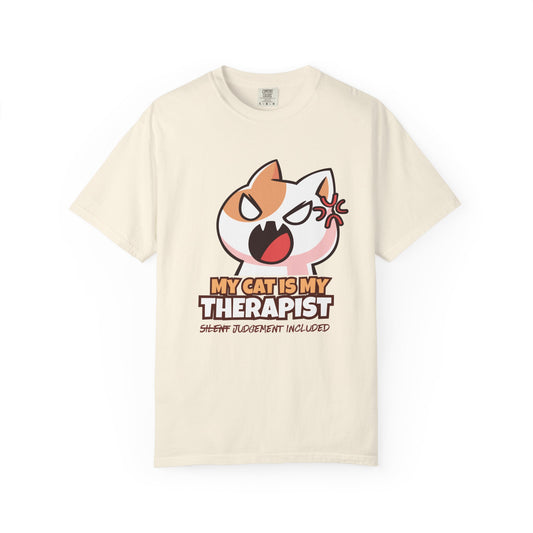 My Cat Is My Therapist Unisex T-shirt