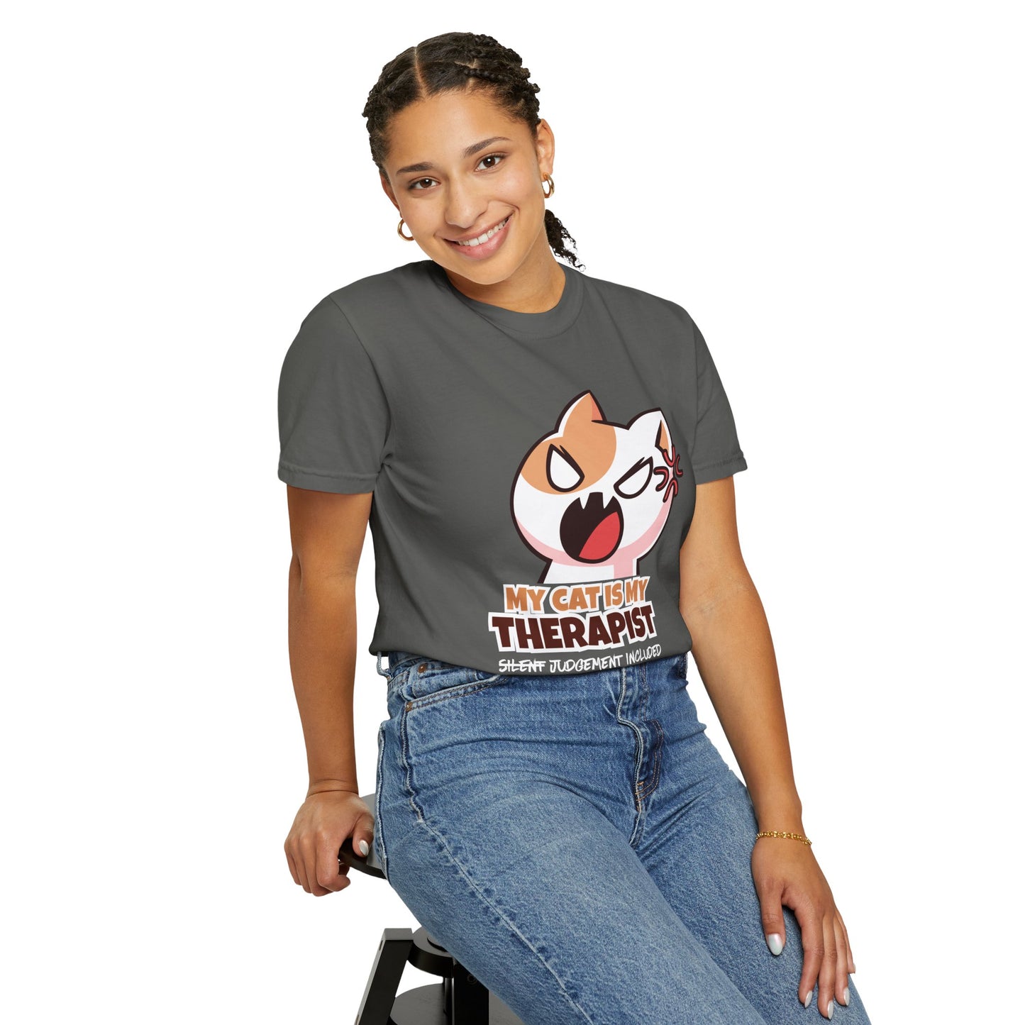 My Cat Is My Therapist Unisex T-shirt