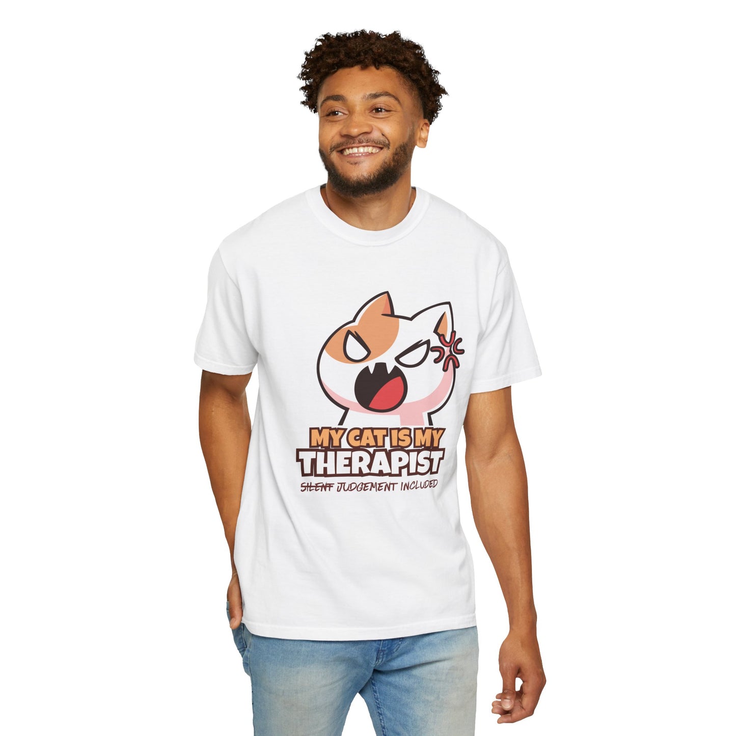 My Cat Is My Therapist Unisex T-shirt