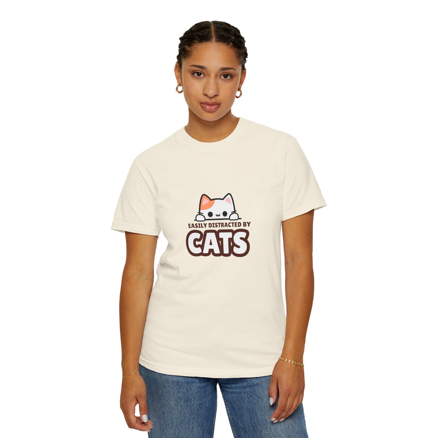 Easily Distracted by Cats UnisexT-Shirt