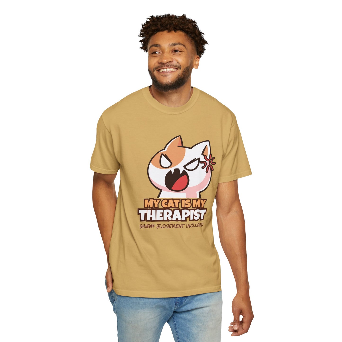 My Cat Is My Therapist Unisex T-shirt