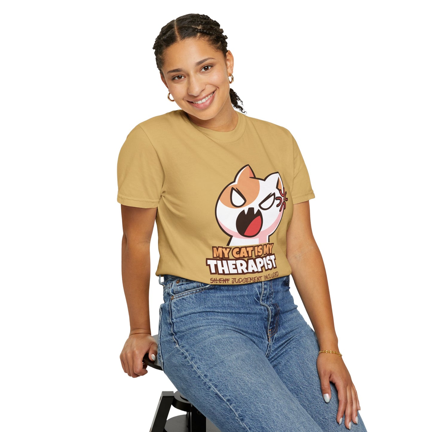 My Cat Is My Therapist Unisex T-shirt