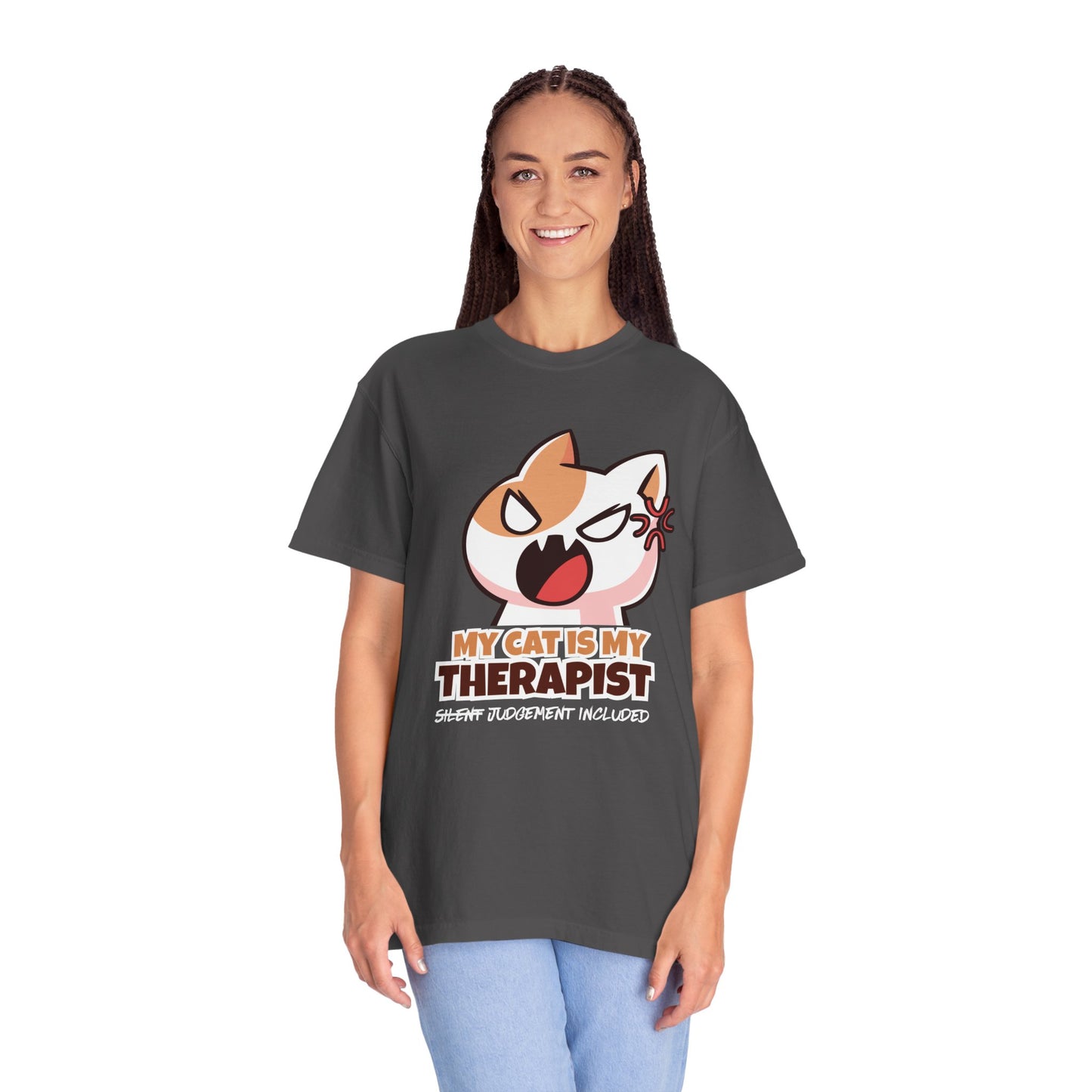 My Cat Is My Therapist Unisex T-shirt