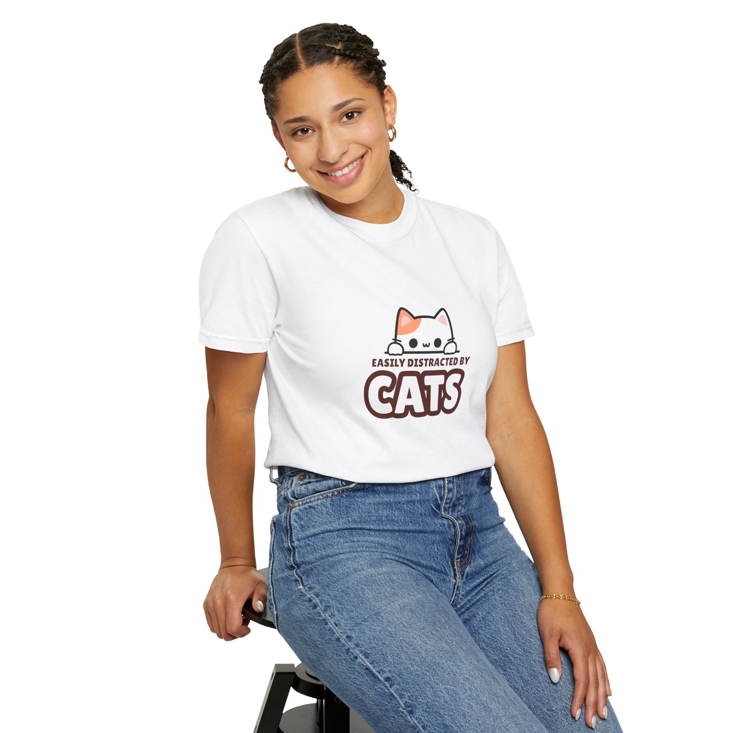 Easily Distracted by Cats UnisexT-Shirt