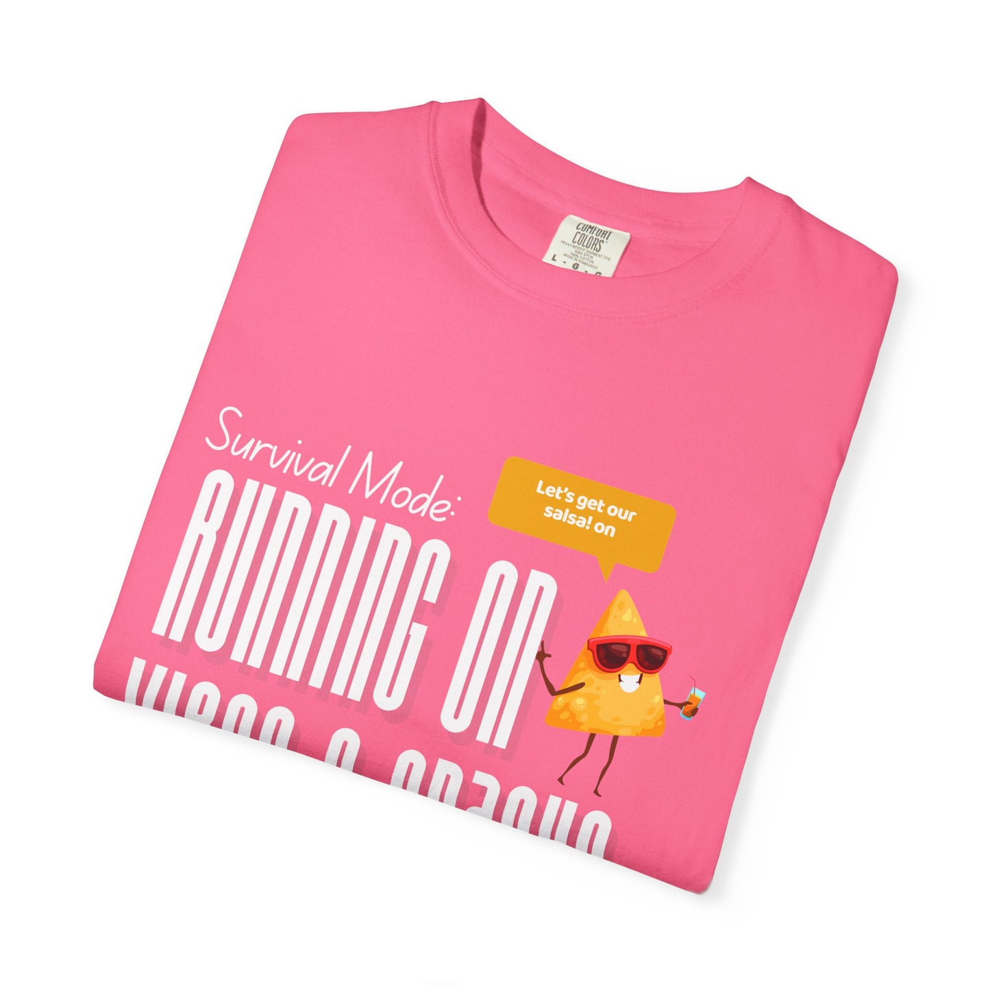 Survival Mode: Running on Vibes & Snacks Unisex T-Shirt