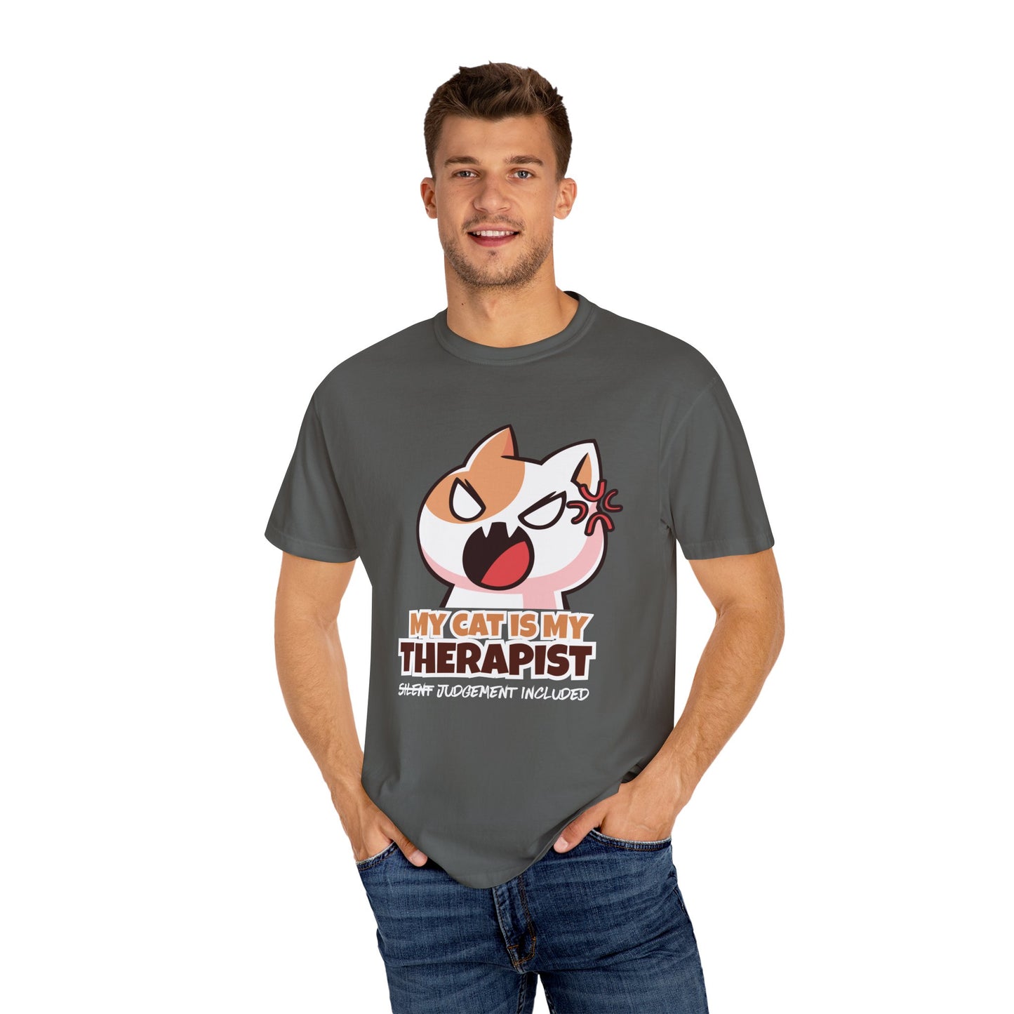 My Cat Is My Therapist Unisex T-shirt