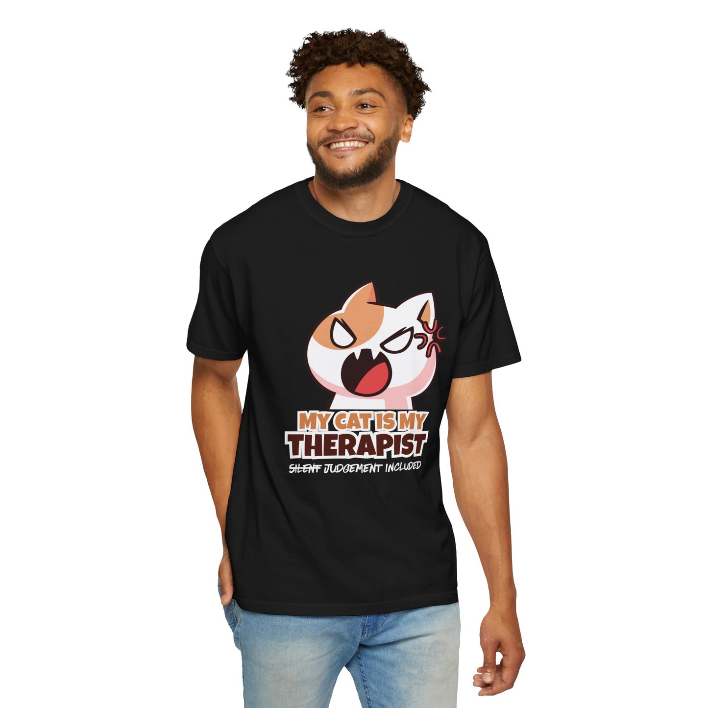 My Cat Is My Therapist Unisex T-shirt