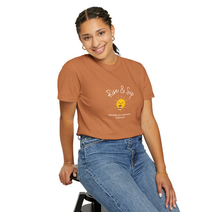 Rise & Sip Unisex T-shirt