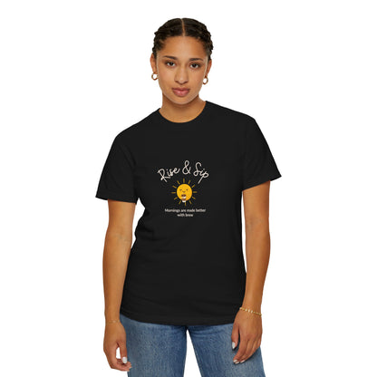 Rise & Sip Unisex T-shirt