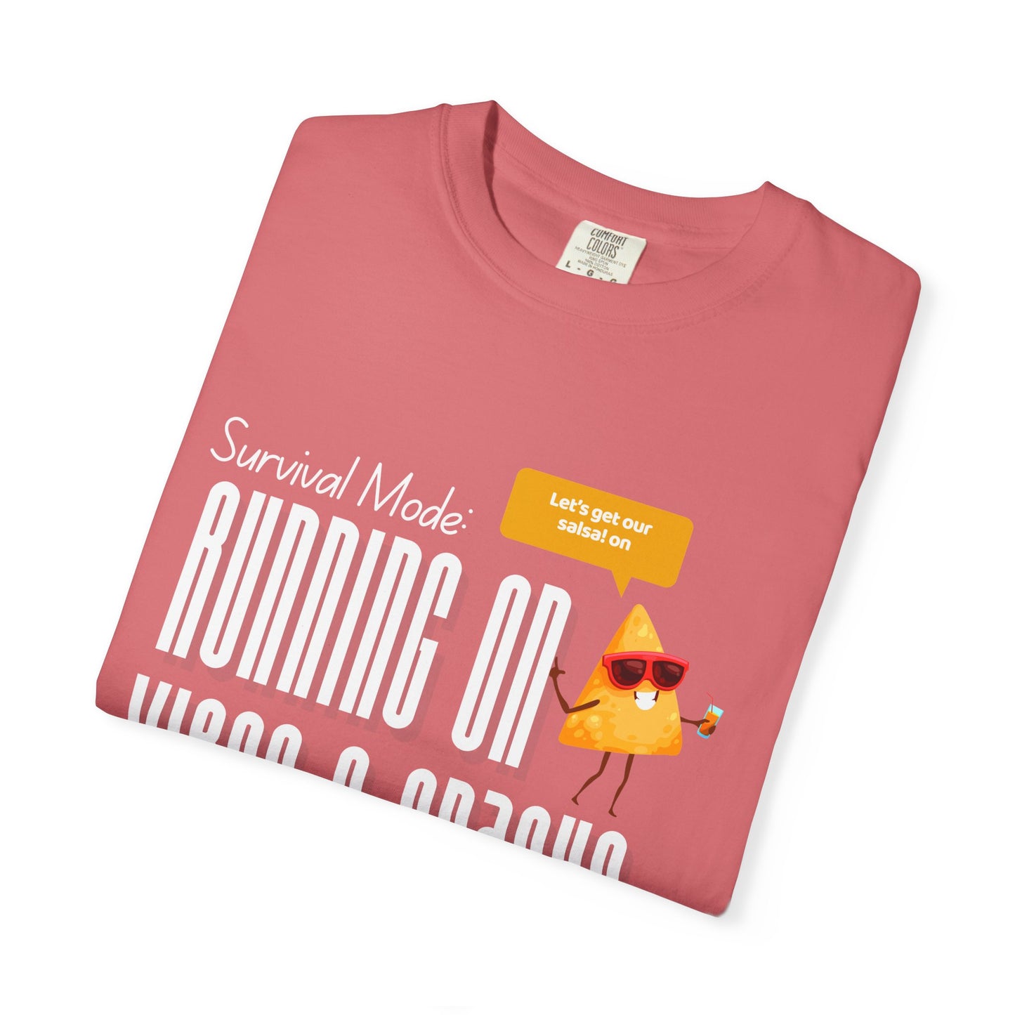 Survival Mode: Running on Vibes & Snacks Unisex T-Shirt