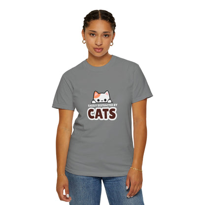 Easily Distracted by Cats  UnisexT-Shirt