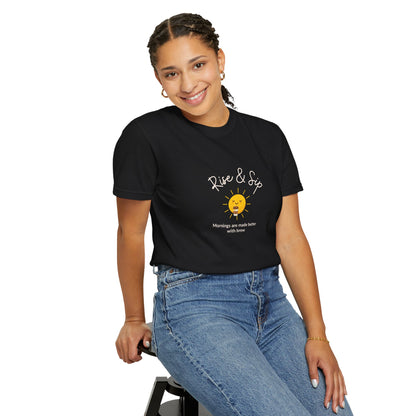 Rise & Sip Unisex T-shirt