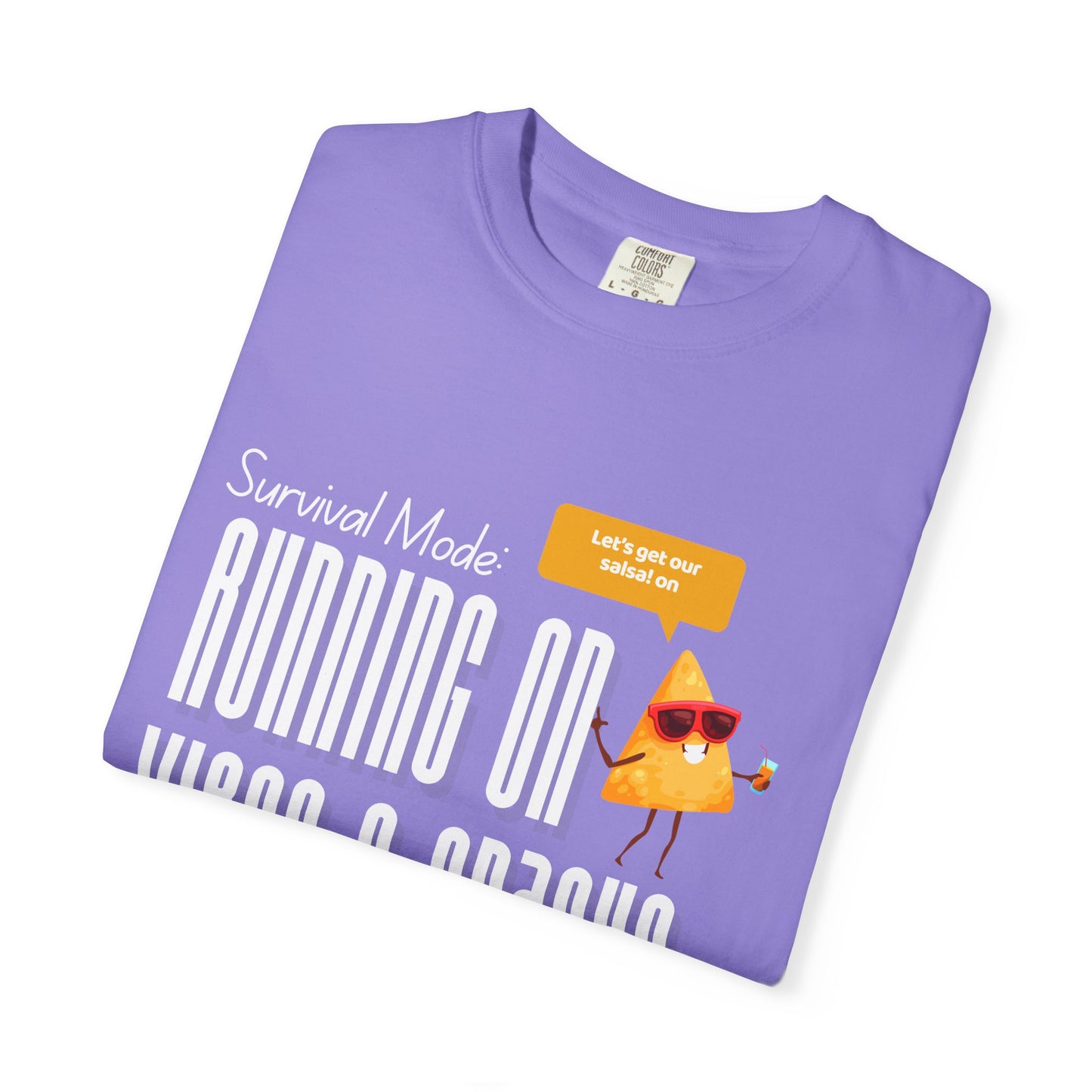 Survival Mode: Running on Vibes & Snacks Unisex T-Shirt