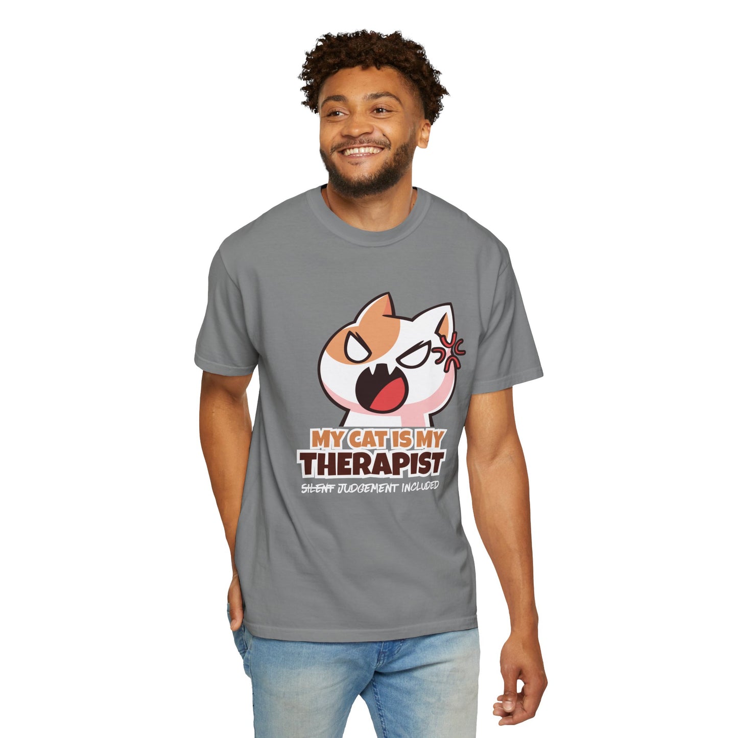 My Cat Is My Therapist Unisex T-shirt