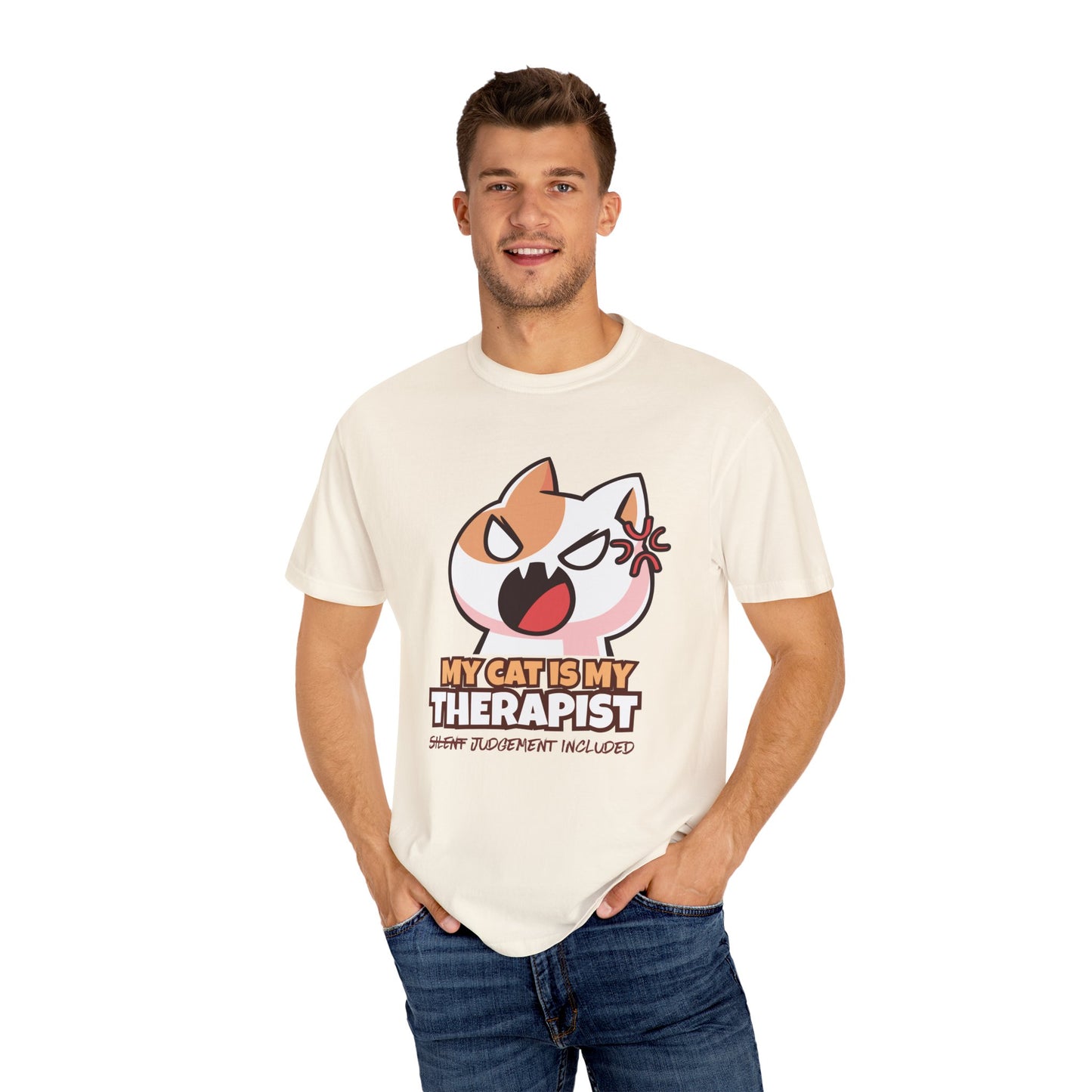 My Cat Is My Therapist Unisex T-shirt