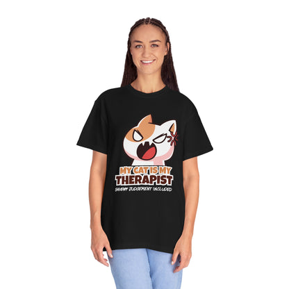 My Cat Is My Therapist Unisex T-shirt