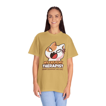 My Cat Is My Therapist Unisex T-shirt