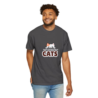 Easily Distracted by Cats  UnisexT-Shirt