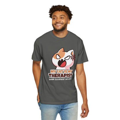 My Cat Is My Therapist Unisex T-shirt