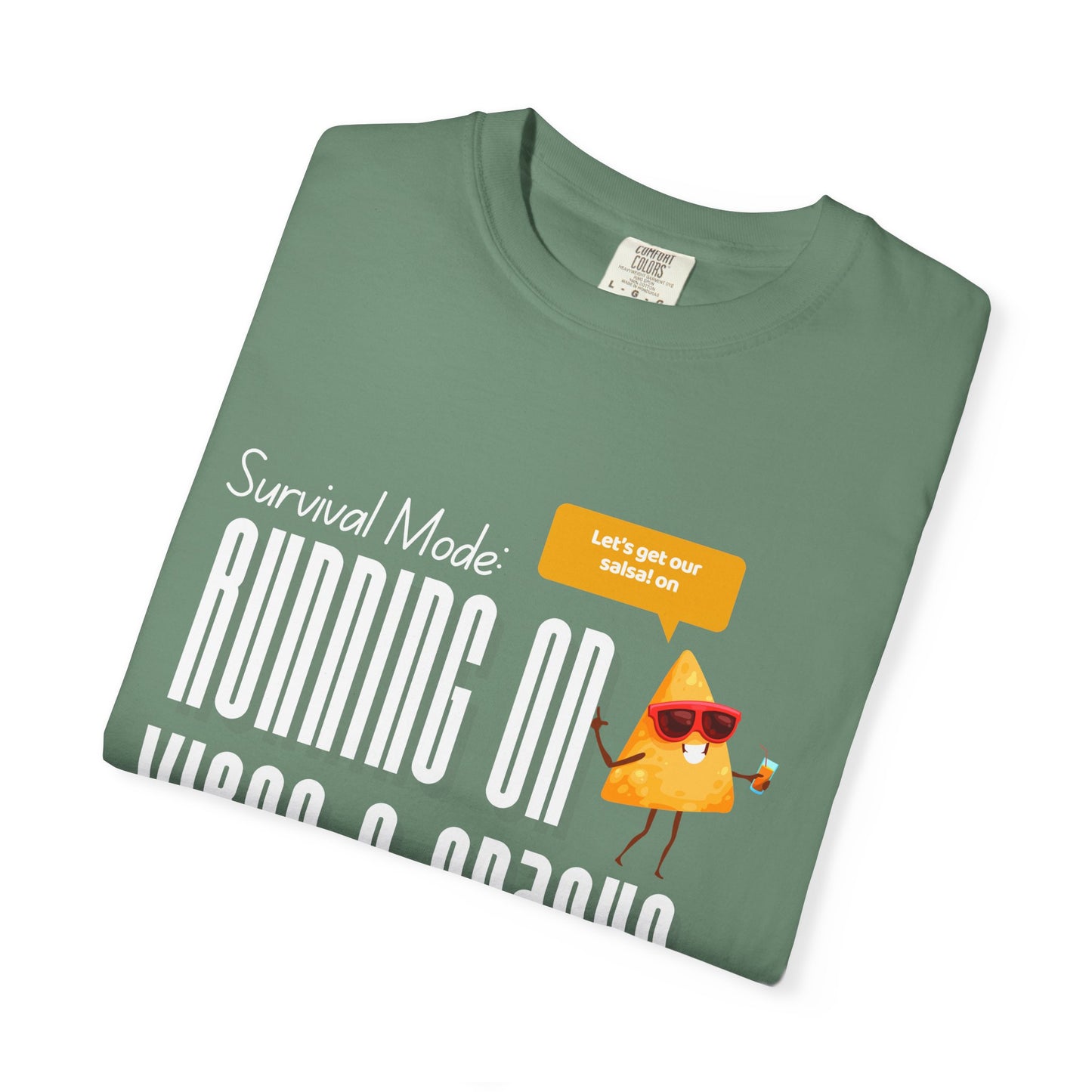 Survival Mode: Running on Vibes & Snacks Unisex T-Shirt