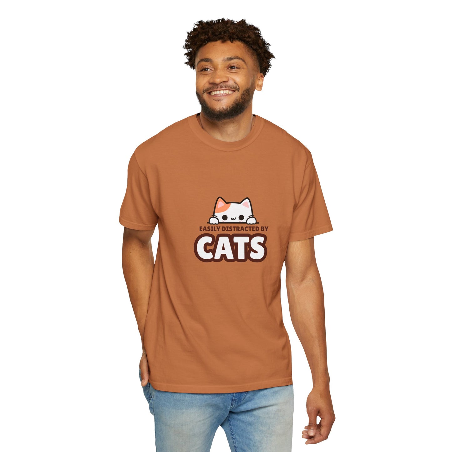 Easily Distracted by Cats  UnisexT-Shirt