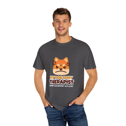 My Dog Is My Therapist D1 Unisex T-Shirt