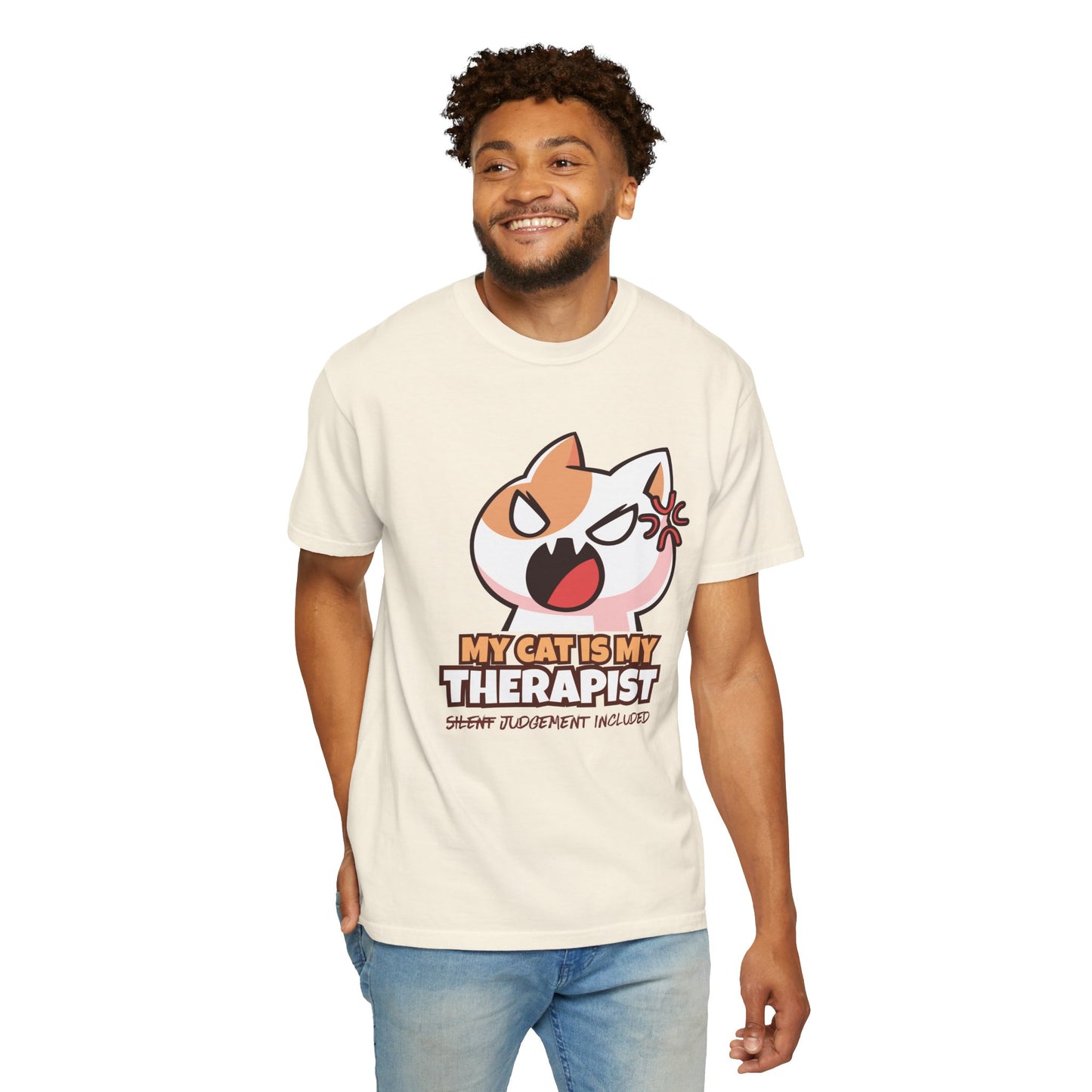 My Cat Is My Therapist Unisex T-shirt