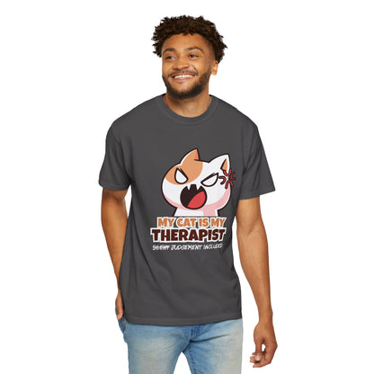 My Cat Is My Therapist Unisex T-shirt