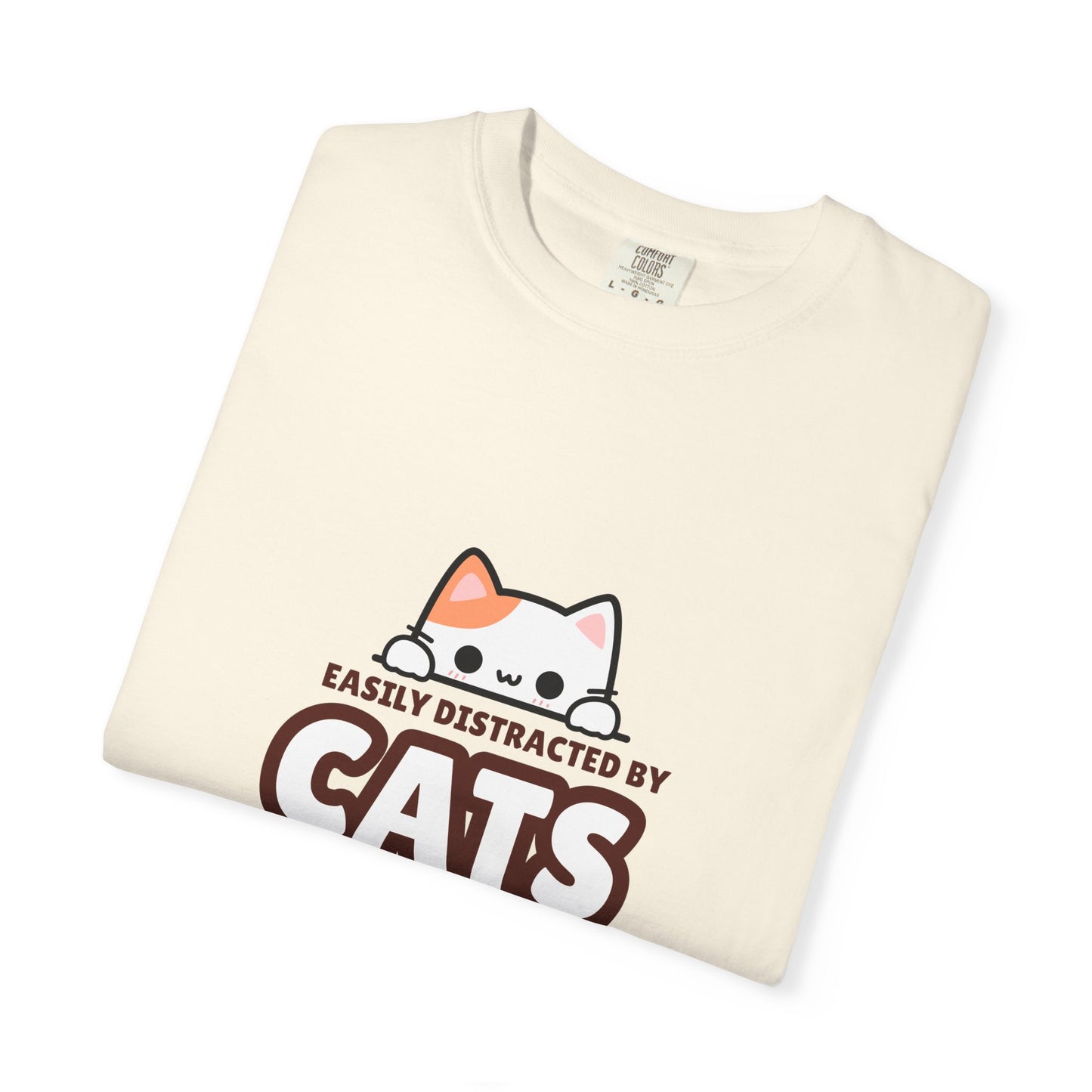 Easily Distracted by Cats  UnisexT-Shirt
