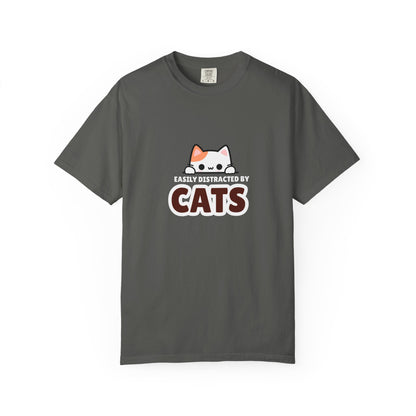 Easily Distracted by Cats  UnisexT-Shirt
