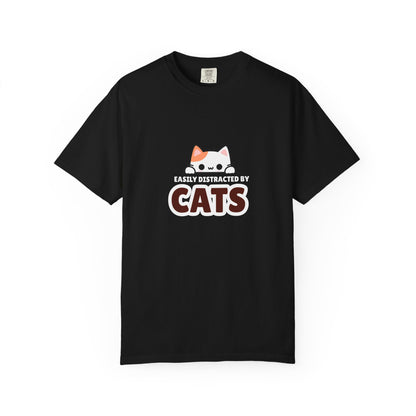 Easily Distracted by Cats  UnisexT-Shirt
