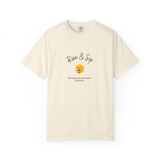 Rise & Sip Unisex T-shirt