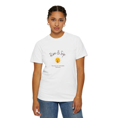 Rise & Sip Unisex T-shirt