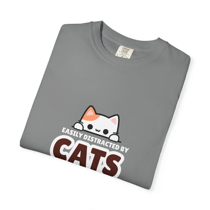 Easily Distracted by Cats  UnisexT-Shirt