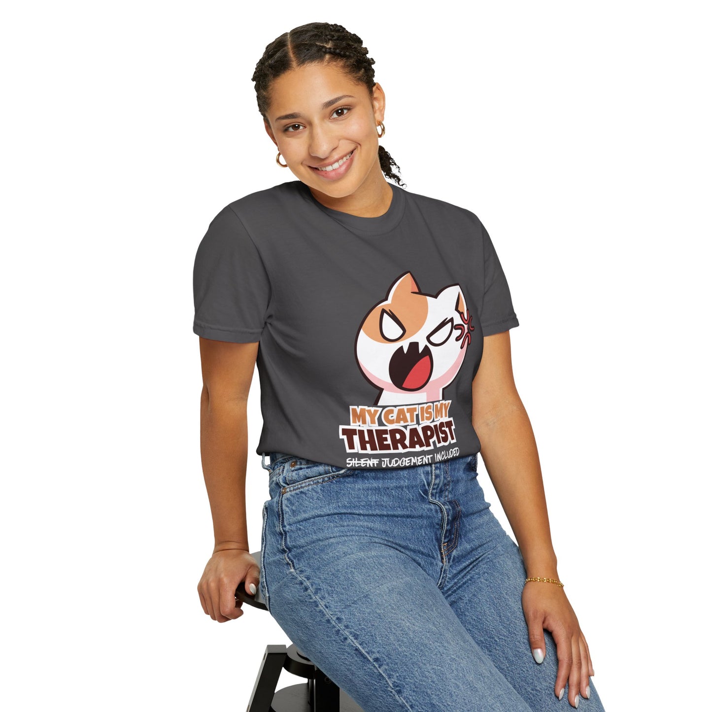 My Cat Is My Therapist Unisex T-shirt