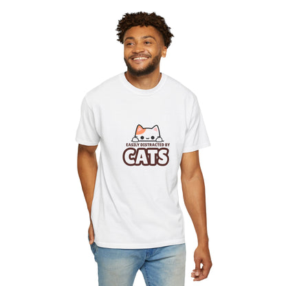 Easily Distracted by Cats  UnisexT-Shirt