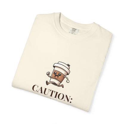 Caution May Contain Caffeine Fueled Confidence Unisex T-shirt