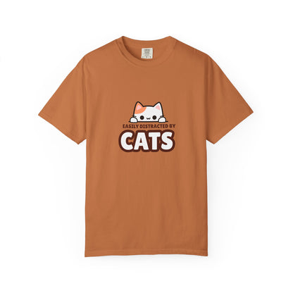 Easily Distracted by Cats  UnisexT-Shirt