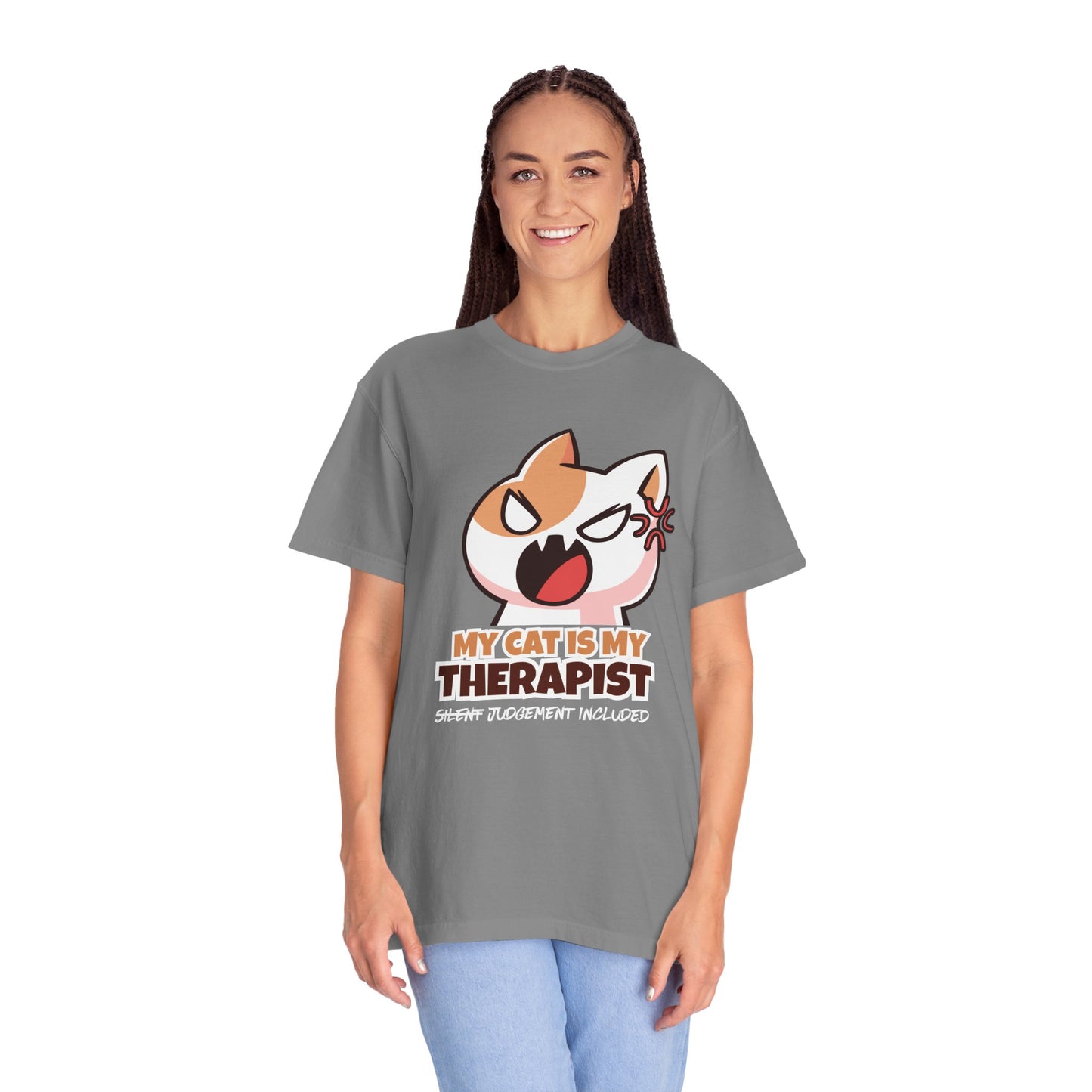 My Cat Is My Therapist Unisex T-shirt