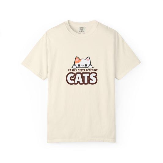 Easily Distracted by Cats  UnisexT-Shirt