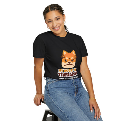 My Dog Is My Therapist D1 Unisex T-Shirt